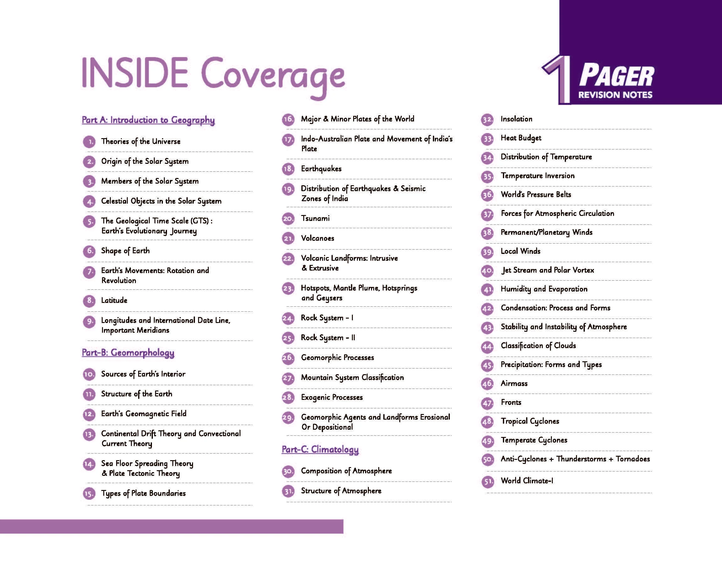 UPSC Prelims Geography | Pixel 1-Pager Revision Notes | Fast Revision, Entire Prelims GS in 1-Page Format, Concept & Fact Infographics with PYQ-Based Preparation - Image 5